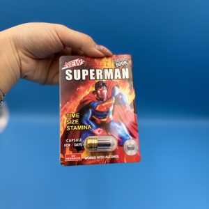 Best Effective Superman Capsule Alcohol Compatible Gentle Plant <b>Supplement</b> for Long Lasting Body Endurance - Product Image 3