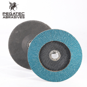 Disco de aleta de zirconia de 4,5 ''115x22mm para eliminación automática de óxido, herramienta de molienda abrasiva - Product Image 2