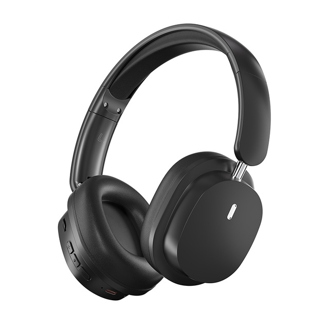 Hifi Stereo Anc Enc Noise Cancel Wireless Over Ear Headphones Bluetooth Headset With Adjustable Headband