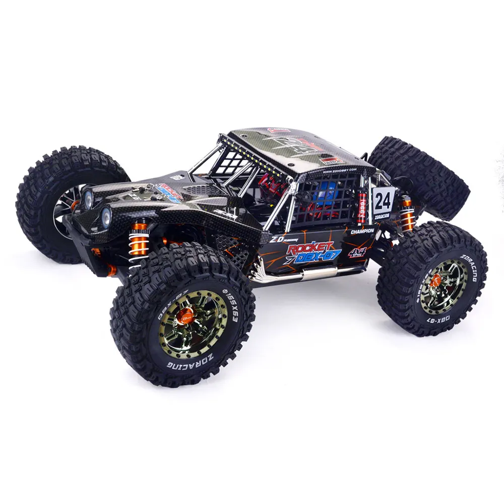 ZD RACING DBX-07 1/7 80km/h Power Desert Truck 4WD Off-road Buggy 6S Brushless RC Remote Control Car Vehicle RTR Toy Boy Gift