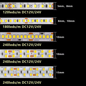 Tira de LED con certificación CE, 3 años/5 años de garantía, 3000k 4000k 6000k, 24v 12v - Product Image 2