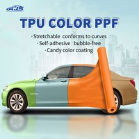 Film de protection de peinture TPU PPF auto-réparateur super extensible de haute qualité, super hydrophobe, coloré