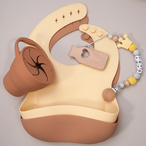 Vaso de Silicona de Grado Alimenticio para Niños, Juego de Vajilla, Diseño Plegable Portátil y Conveniente, Uso Seguro para Bebés de 0 a 12 Meses - Product Image 6
