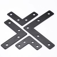 Plaque de connexion externe en forme de L, support de joint plat, connecteur pour profilés d'extrusion en aluminium 2020 3030 4040, accessoires