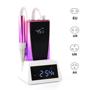 Modèle de batterie professionnel 45,000 tr/min avec établi de charge d'horloge, moteur sans balais, vernis à ongles et perceuse à ongles - Product Image 4