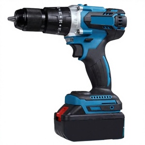 Perceuse à percussion sans fil 21V à moteur sans balais 90N.m 0-1500RPM 30000IPM Mandrin 13mm OEM pour bois, métal, <span class=keywords><strong>béton</strong></span>, batterie 4.0Ah - Product Image 1