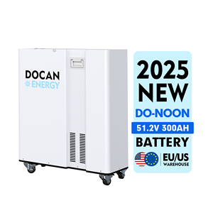 Docan EU US STOCK DO-NOON 51.2V 314Ah 300Ah 15kWh 16kWh Plug & Play Batería Solar LiFePO4 Preconstruida con WIFI, Móvil Vertical - Product Image 2