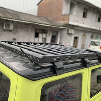 Porte-bagages de toit en aluminium sans éclairage pour Suzuki Jimny 3 portes JB64 JB74, accessoires 2018