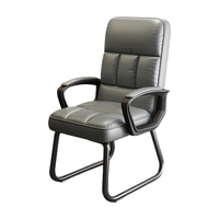Chaise pivotante moderne en cuir pour ordinateur, idéale pour la maison, le bureau ou les étudiants, avec dossier ergonomique et hauteur réglable pour une assise confortable