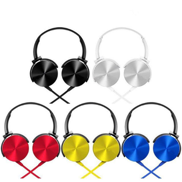 Wholesale High Quality Colorful Metal Wired Headphone with Mic Control for Gaming Sports Gift