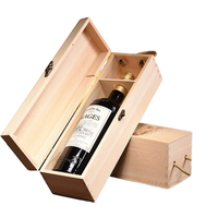 Boîte à vin en bois personnalisée de luxe avec logo gravé, vente en gros, emballage pour vin rouge, boîte cadeau recyclable pour champagne, Monlith