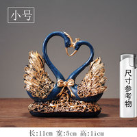 Sculpture artistique en résine époxy Cygne, ornement décoratif pour la maison, pour salon, meuble TV, bibliothèque, ou comme cadeau de mariage pour petite amie
