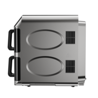 Friteuse à air double cuve Vasion 5.6L+5.6L avec fenêtre de visualisation, électrique, pour usage domestique et VR, 2 paniers de friture indépendants, double zone numérique