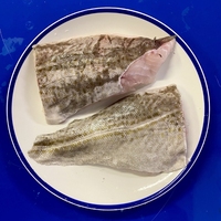 Morue entière naturelle, surgelée IQF, viande blanche en vrac, pêche en mer, fruits de mer sauvages, nettoyée, fournisseur de Singapour