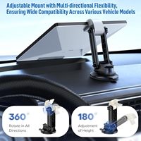 Support de fixation pour voiture Starlink Mini, support de tableau de bord et pare-brise, kit de montage à ventouse réglable à 360 degrés