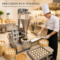Machine automatique 110 V pour la fabrication de pains vapeur fourrés, de mochi, de soup dumplings, de Xiao Long Bao, de Siopao, de Baozi, de Momo et de Xiaolongbao