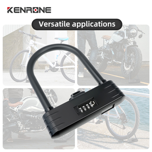 Cerradura antirrobo en forma de U KENRONE, cerradura blindada impermeable sin llave para scooter, bicicleta eléctrica y bicicleta, cerradura en U de seguridad para exteriores - Product Image 6