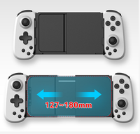 Manette de jeu pour smartphone D6, manette portable, télécommande de jeu extensible