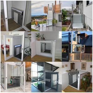 Plataforma Elevadora Hidráulica Vertical <span class=keywords><strong>para</strong></span> <span class=keywords><strong>Escaleras</strong></span>, Aprobada por Iso Ce, <span class=keywords><strong>para</strong></span> una Persona, <span class=keywords><strong>para</strong></span> el Hogar, <span class=keywords><strong>para</strong></span> <span class=keywords><strong>Personas</strong></span> Mayores - Product Image 3