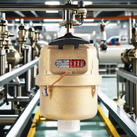 Compteur d'eau volumétrique en laiton de haute qualité LIRLEE Classe C DN15 DN20 Compteur d'eau rotatif à piston volumétrique en laiton