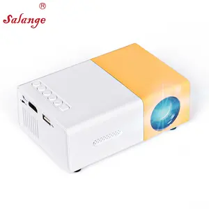 Salange Kids YG300 Projector für Traveling mit LCD LED 1008P Video 30000 Hours Lamp Life USB 3.5mm Audio TF Card HD Proyector