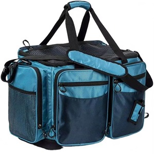 Sac de pêche extra large BSCI, résistant à l'eau salée, imperméable, pour 8 boîtes à pêche 3700, moulé rigide. - Product Image 1