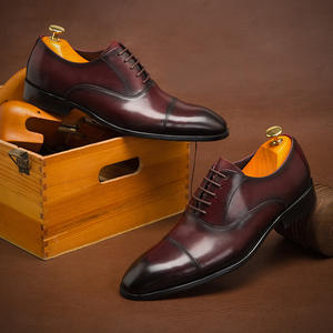 Chaussures en cuir très demandées, style anglais, brogues d'affaires en cuir de vache, chaussures Oxford formelles faites à la main pour hommes, best-seller - Product Image 5