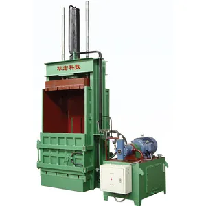 Waste clothing press baling machine/hydraulic cardboard baling press machine