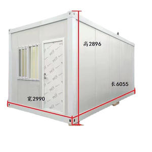 I produttori cinesi vendono direttamente case container a due piani di alta qualità ed espandibili per i lavoratori per vivere in prefabbricati - Product Image 1