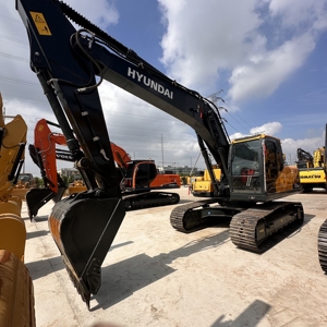 Excavadora de cadenas Hyundai R210-9S usada, original de Corea, excavadora hidráulica de 21 toneladas con cabina para construcción, movimiento de tierras y canteras. - Product Image 4