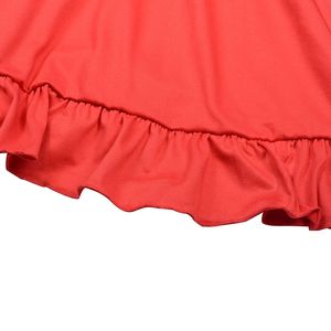 Robe trapèze mi-longue en coton imprimé personnalisée avec nœud tourbillonnant pour bébés et tout-petits, collection automne, vente en gros - Product Image 2