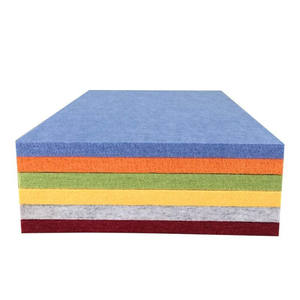 Panneaux acoustiques en polyester ignifuge modernes de 12 mm 1700 g/m² Absorption acoustique hautement efficace Tailles personnalisées Hôtels Appartements - Product Image 6