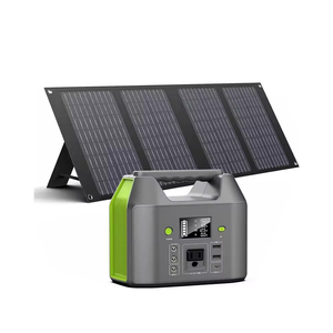 Brand Original 700W 600WH 110v 220v Portable Power Station Camping Supply Lithium Ion Battery <b>Foldable</b> <b>Solar</b> <b>Panels</b> MPP - Product Image 1