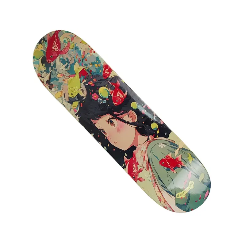 Produsen dek skateboard dalam dek skateboard 8 "8.25", dek maple kosong Kanada untuk skateboard