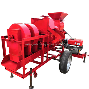 Pequeña trilladora multifunción para arroz, trigo, soja, sorgo y mijo, accionada por motor - Product Image 6