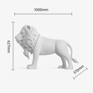 Jingyue Tùy Chỉnh 3D In Cuộc Sống Kích Thước Sư Tử Trang Trí Điêu Khắc Cho Phòng Khách, Khách Sạn, Biệt Thự, Câu Lạc Bộ Nhựa Thủ Công Thủ Công - Product Image 6
