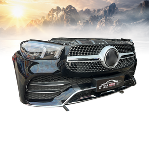 Kit de pare-chocs avant complet pour Mercedes-Benz <span class=keywords><strong>GLE</strong></span> W167 SUVCpupe <span class=keywords><strong>AMG</strong></span> 2020-2023, comprenant les phares LED GLE300 GLE400 - Product Image 2