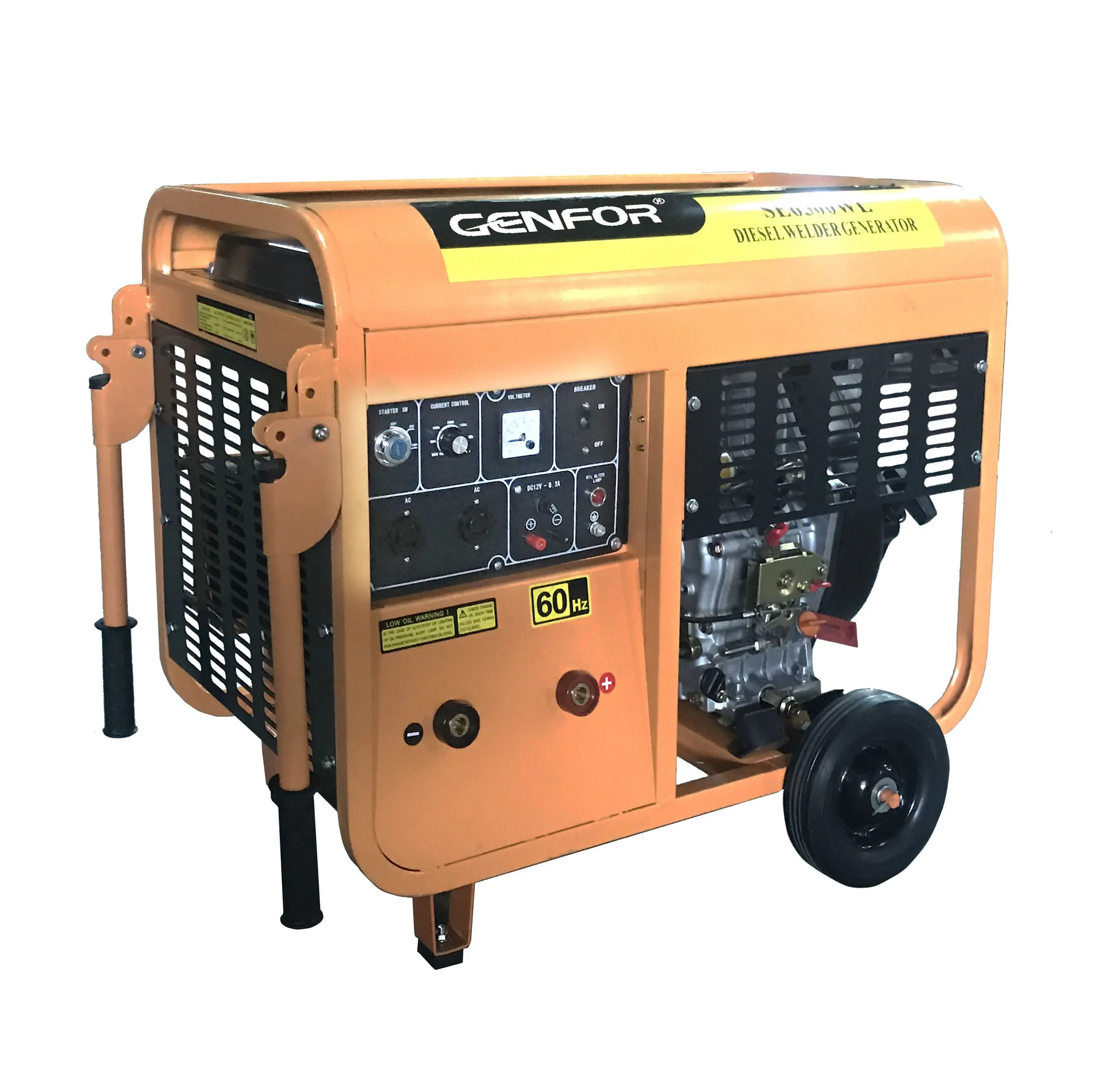 200A welding current Hot sale good design 220A 6KW Diesel welding generators Natrual gas