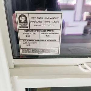 Fenêtre à <span class=keywords><strong>guillotine</strong></span> simple en PVC de style américain Fenêtre à <span class=keywords><strong>guillotine</strong></span> coulissante verticale en UPVC Fenêtre à <span class=keywords><strong>guillotine</strong></span> - Product Image 6