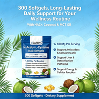 Kapsul Suplemen Glutathione Nac Berkualitas Tinggi 600Mg Softgel Nac Dengan Nac, Mct & Minyak Kelapa