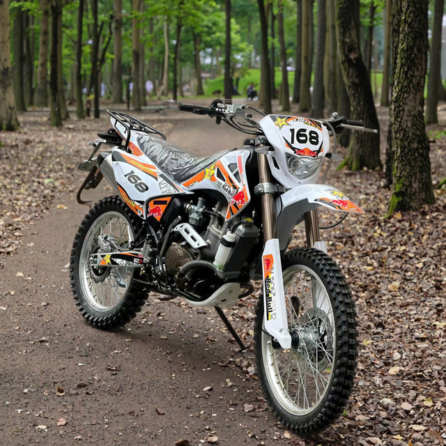 250cc Adult Stroke Moto Cross Dirt Bike Enduro Off-Road with Diesel Engine Oil Road Ebike Motor Trailer