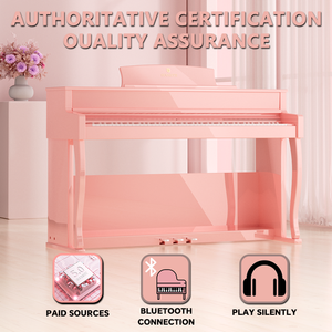 Clavier de piano numérique droit KERID, clavier de piano professionnel 88 touches lestées, piano numérique - Product Image 3