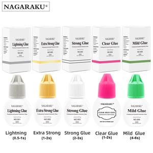 <span class=keywords><strong>Pegamento</strong></span> para Pestañas <span class=keywords><strong>NAGARAKU</strong></span>, 3 Tipos Diferentes de <span class=keywords><strong>Pegamento</strong></span> para Pestañas, Bajo Olor, Secado Rápido, Adhesivo para Conectar Pestañas - Product Image 2