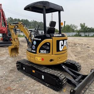 Mini-excavatrice d'occasion la plus vendue, petite excavatrice d'occasion Cat303E, excavatrice de 3 tonnes, Cat303.5E, excavatrice d'occasion de bonne qualité avec EPA/CE - Product Image 1