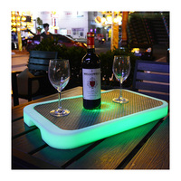 Plateau lumineux LED pour serveur / Lumières de plateau pour bar à cocktails (cc529)
