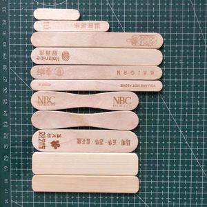 Palitos de Madera para Helado con Logotipo Personalizado, Diseño Impreso en Relieve por Sublimación en Madera de Abedul Natural - Product Image 4