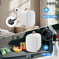 Mini Refrigerador Eléctrico de 4L, Enfriador y Calentador, Bajo Consumo 20W, Descongelación Automática, Portátil, para Uso en Exteriores, Dormitorios, Hogar y Oficina, Ahorro de Energía