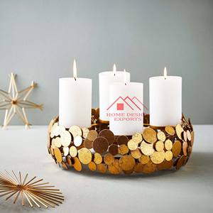 Produits de décoration intérieure pour la maison, les hôtels et les restaurants, adaptés aux tables de mariage, supports de bougies chauffe-plat uniques - Product Image 1