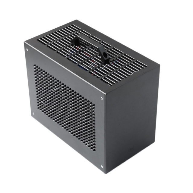 Factory Custom OEM Aluminium Fabrication Computer Chassis case Cute Slim Mini Itx case Computer Case Towers CPU Cabinet