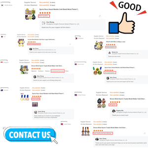 OEM toptan ucuz tasarım kendi boş çinko alaşım 3D altın ödülü maraton koşu özel Metal spor madalya - Product Image 4